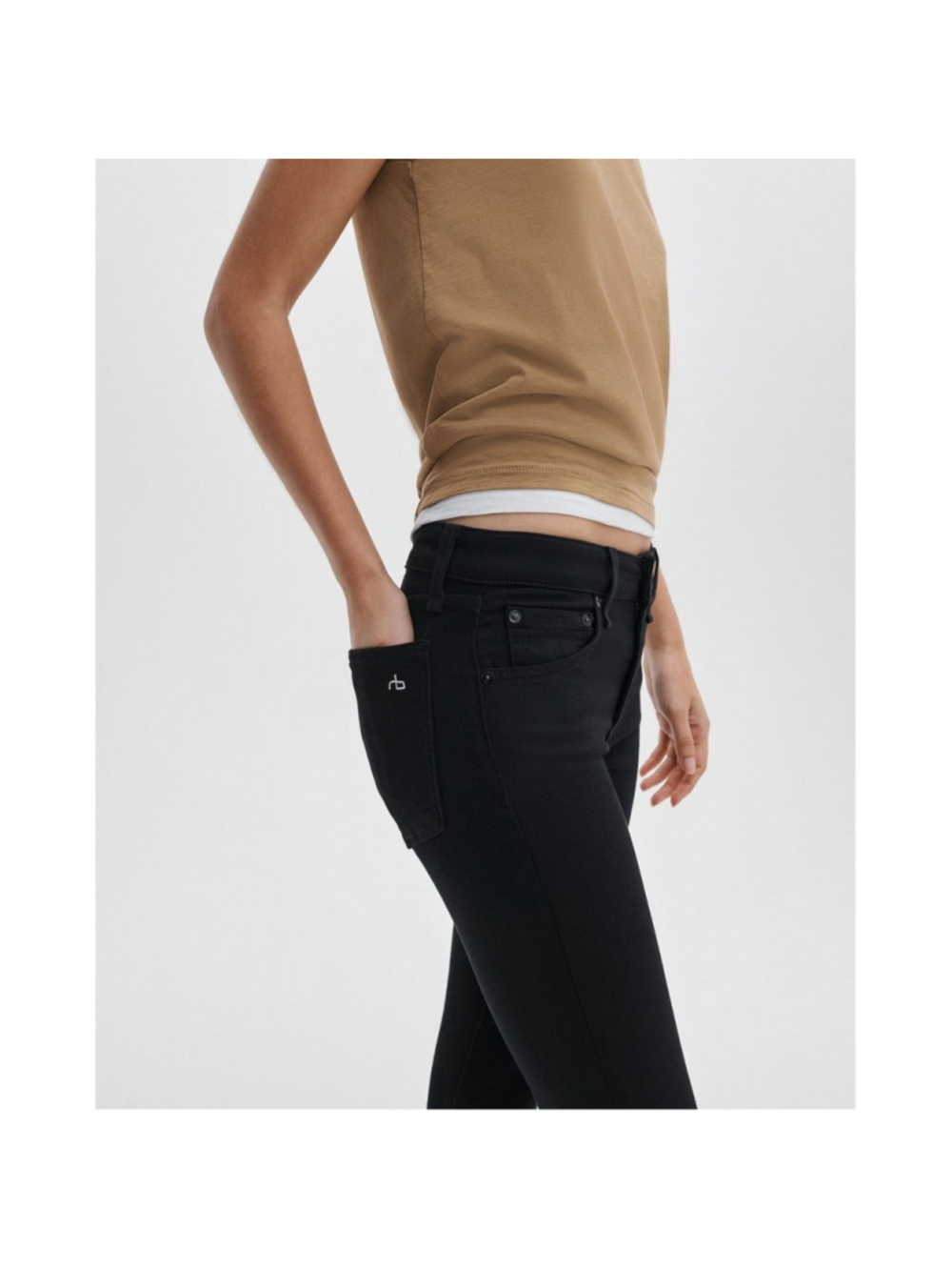 Rag & Bone Black Jeggings Stretch Jeans Size 26